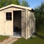 Casetta da giardino in legno Flandre Sp 28 mm H212xL258XP238 cm_2