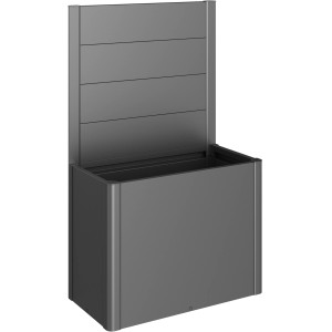 Biohort Belvedere paravento per aiuola, verde scuro metallizzato, senza vetro acrilico, misura 100.