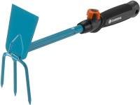 Scopa Per Foglie Gardena Combisystem - Regolabile Da 35 A 52 Cm, Denti Elastici In Plastica, Per Giardino