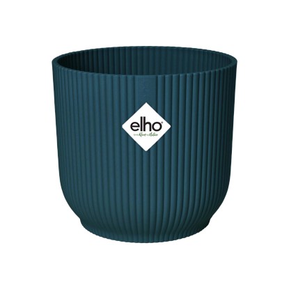 Vaso da interno Elho Vibes Fold Round blu Ø 25 cm