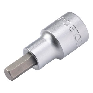 LUX Bussola a inserto esagonale 6 mm Comfort in acciaio al cromo vanadio per cacciaviti.