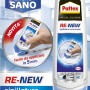 Pattex Re-New sigillante siliconico, pronto all'uso per sigillare facilmente le fughe del bagno.