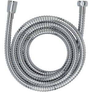 Tubo doccia Wenko, 200 cm, acciaio inox, flessibile e resistente alle pieghe per una doccia confortevole.