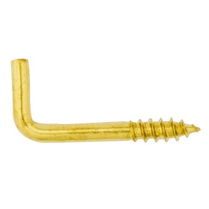 Gancio a vite color oro per fissaggi Cancani.