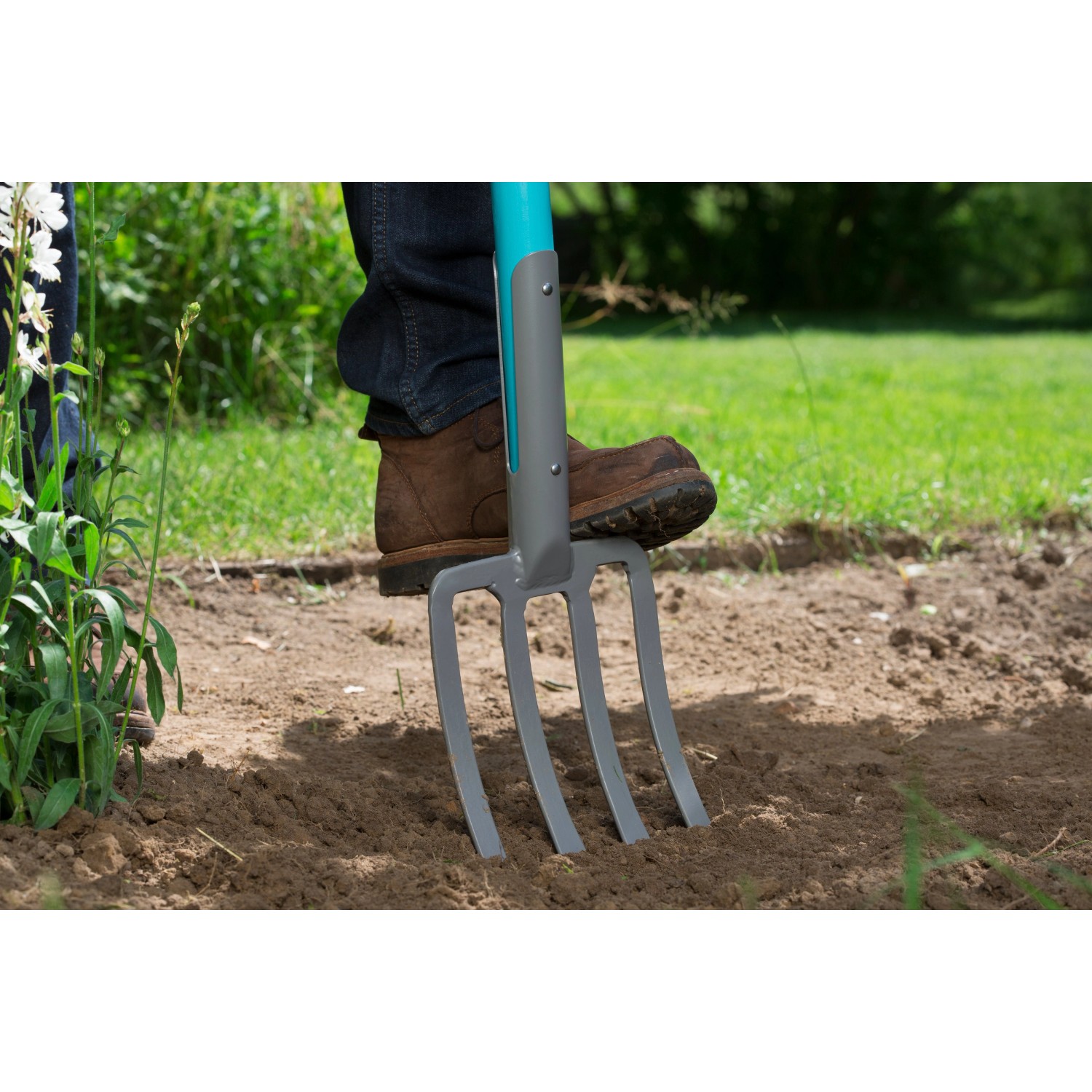 Forca a 4 denti Gardena NatureLine L 113 cm manico in legno_8