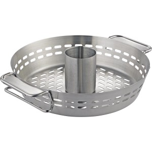 Jamestown arrosto di pollame per sistema modulare, utensile da griglia in acciaio inox con manici.