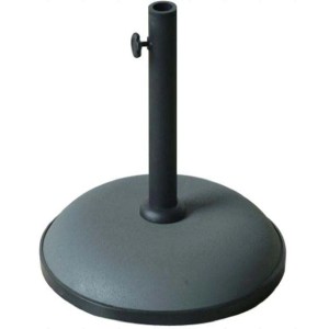 Base per ombrellone 41,5 cm con tubo grigio