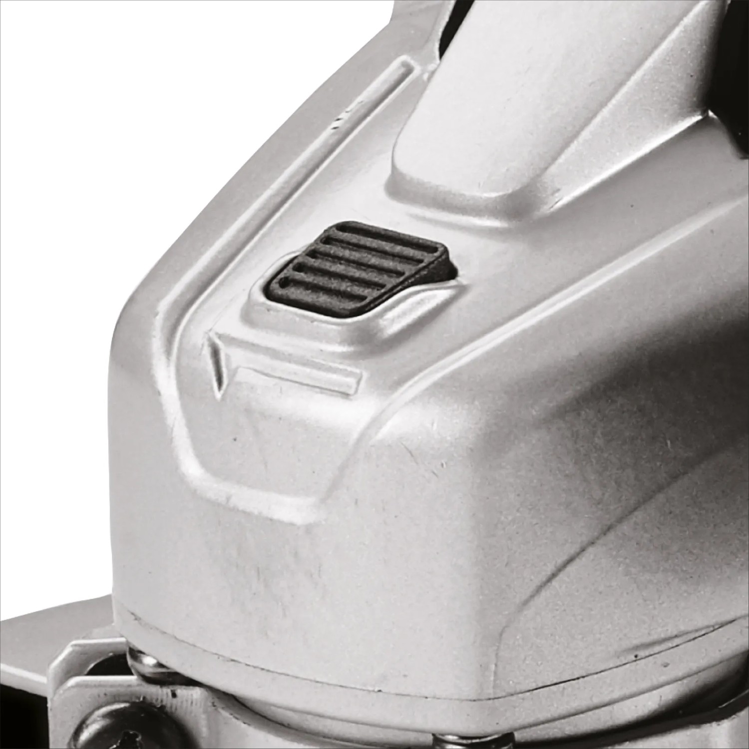 Dettaglio del flessibile Einhell TC-AG 115/1 con blocco del mandrino.