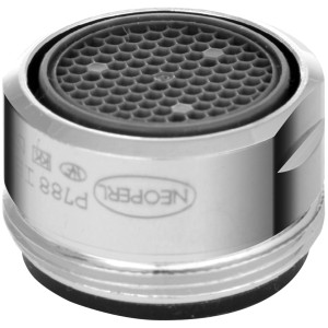 t.b.t. Rompigetto cromato con inserto a nido d'ape per rubinetto.