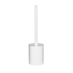 Scopino bagno Brenda in resina bianco matt