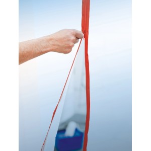 Porta antipolvere LUX (2,2x1,2m) con cerniera per proteggere dalla polvere durante i lavori di ristrutturazione.