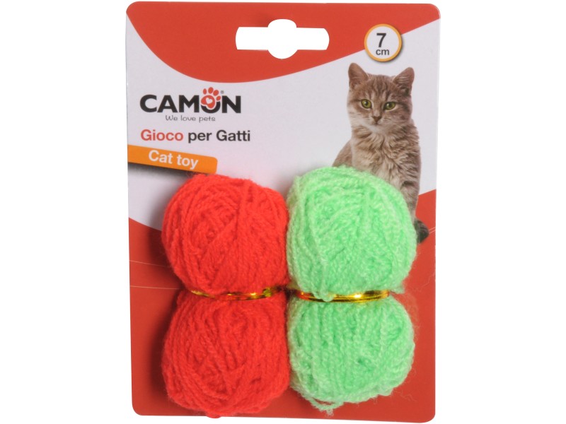 Gomitoli di lana gioco per gatto