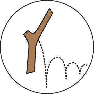 Illustrazione di un giocattolo t.b.t. con movimento di rimbalzo.