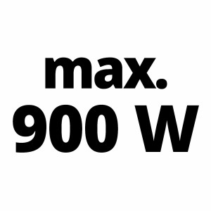 Immagine simbolo: Potenza max. 900 W per batterie Einhell Power X-Change.
