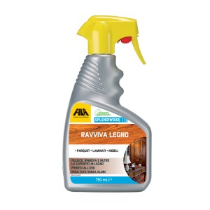FILA Splendiwood detergente per la cura del legno per parquet, laminato e mobili in flacone spray.