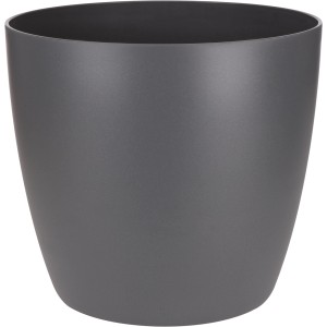 Vaso per fiori rotondo Elho Brussels antracite (Ø 14 cm) per interni.