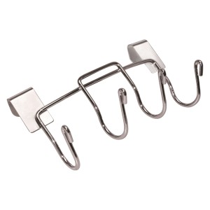 Portaposate Weber in acciaio per utensili da barbecue, si fissa alla griglia.