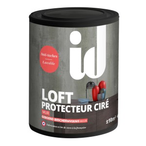 Barattolo di pittura decorativa "Loft Protecteur Ciré" per pareti.