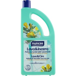Detergente pavimenti Nuncas Lava&Incera, profumo mediterraneo.