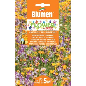 Miscela di semi di fiori per pascolo di api, ideale per aiuole colorate.