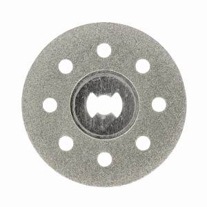 Disco da taglio diamantato Dremel EZ SpeedClic per utensili miniaturizzati, disco da taglio rivestito in diamante.