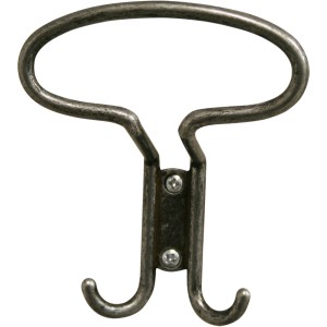 Appendiabiti in metallo per organizer armadio, look vintage.
