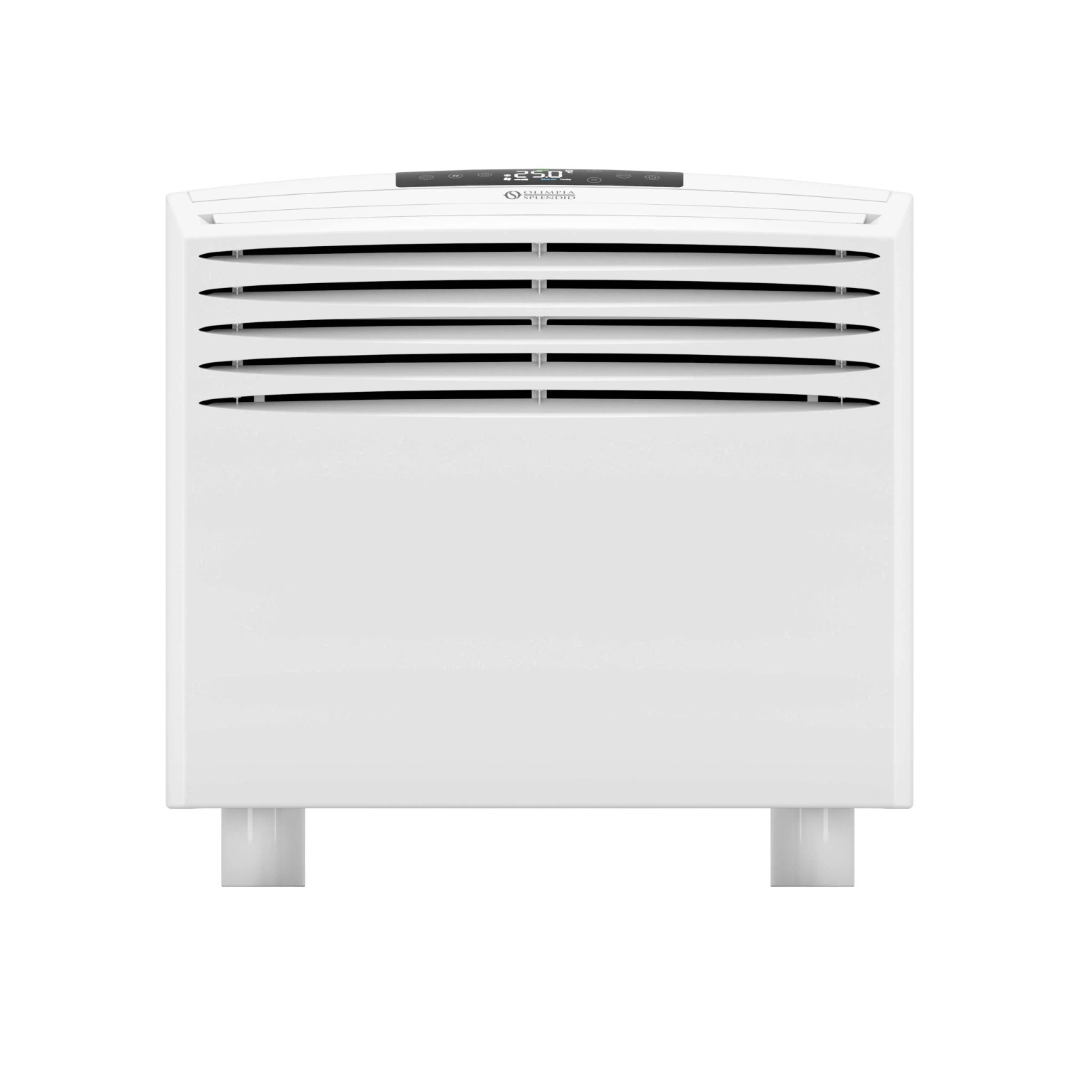 Termoconvettore bianco t.b.t. per climatizzazione con display digitale.