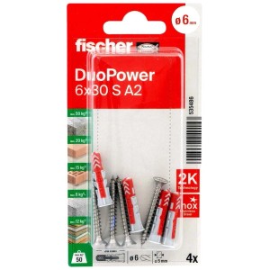 Tassello universale Duo Power Ø 6 mm 4 pz