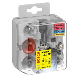 t.b.t. in set per l'impianto elettrico auto, confezionato in scatola trasparente.