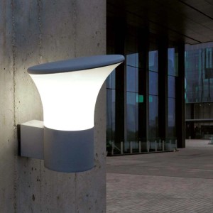 Applique da esterno Sovil Belen E27 17x50 cm alluminio