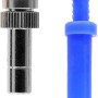 t.b.t. per microirrigazione, metallo e plastica, primo piano.