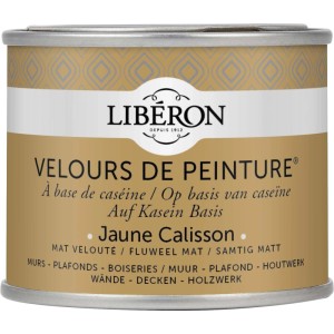 Idropittura lavabile Velours de Peinture Liberon Jaune Calisson 0,125 L