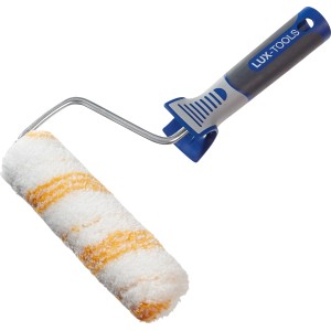 Rullo per dispersioni LUX 15 cm, poliammide, a righe oro, per superfici lisce.