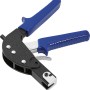 Pistola per tasselli a espansione LUX Classic, in alluminio con manici blu, per montaggio tasselli.