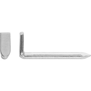 Chiodo a gancio LUX zincato, 3x30mm, confezione da 60, per fissaggi universali.