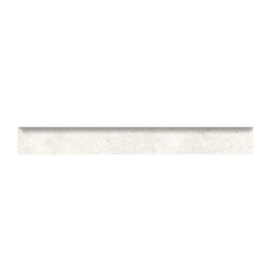 Battiscopa in gres porcellanato EaRoman Stone Bianco 7,5x60 cm