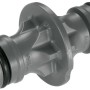Connettore per tubo Gardena grigio per irrigazione giardino.