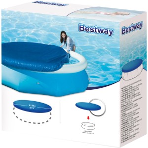 Confezione di una copertura per piscina Bestway per piscine Quick-Up, blu.