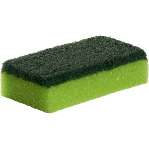 Spugna abrasiva verde per cucina e casa, set di 28 pezzi per la pulizia di pentole.