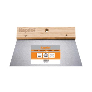 t.b.t. Spatola lisciante con manico in legno per muratura e piastrellatura.