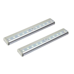 Due barre luminose a LED, ideali come t.b.t. per armadi e scaffali.