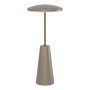 EGLO LED Lampada da tavolo per esterni PICCOLA, bronzo scuro, dimmer touch, IP54, H 28cm per balcone e patio
