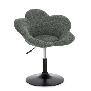 Poltroncina fiore 69x55x81 cm verde scuro