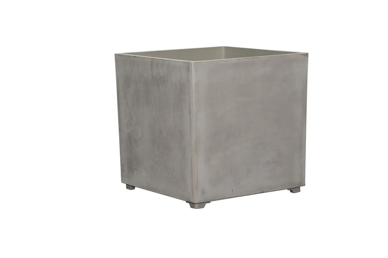 Fioriera Angolare Lucida XL Bianca – Sopravaso Quadrato 29x29x31 Cm (21L) Per Interno/esterno - 5