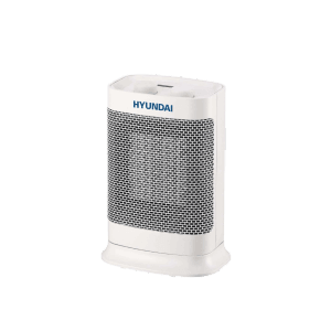 Stufa elettrica bianca Hyundai per interni.