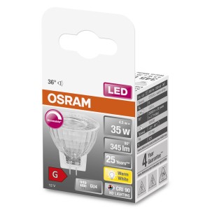 Lampadina LED GU4 Osram, 35W, dimmerabile. Lampada LED compatta per varie applicazioni.
