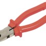 Pinza combinata, 180 mm, con manici rossi. Utensile per diverse applicazioni.