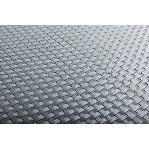 Arelle grigia con motivo intrecciato, ideale come frangivista e per l'ombreggiatura.