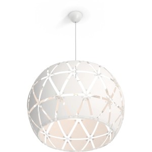 Lampada a sospensione bianca Philips Sandalwood, Ø 80cm, design moderno per interni.