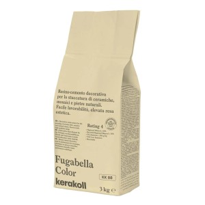 Fugabella Color Kerakoll stucco per fughe, sacco da 3 kg per piastrelle, mosaici e pietra naturale.